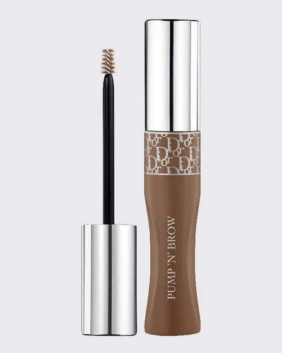 Dior Show Pump N Brow Squeezable Brow Mascara In Chestnut