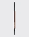 Hourglass Arch Brow Micro Sculpting Pencil, 0.01 oz In Natural Black