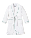 PETITE PLUME KID'S FLANNEL CONTRAST PIPING ROBE,PROD153140060