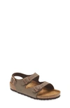 Birkenstock Kids' Roma Birko-flor Slingback Sandal In Mocha