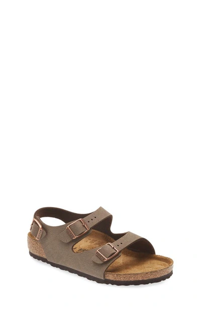 Birkenstock Kids' 双扣环凉鞋 In Cocoa