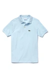 Lacoste Classic Logo-patch Cotton-pique Polo Shirt 4-14 In Rill Light Blue