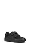 Geox Arzach Touch-strap Sneakers In Black