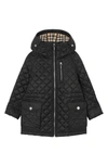 BURBERRY TREY QUILTED WATER RESISTANT HOODED JACKET,8011845
