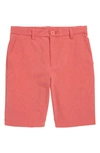 Vineyard Vines Kids' Performance Breaker Shorts In Jetty Red