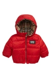 BURBERRY RAYAN REVERSIBLE HOODED DOWN JACKET,8017837