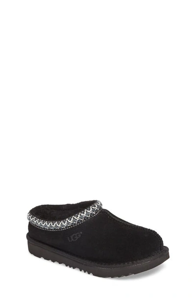 Ugg Kids' Tasman Ii Embroidered Slipper In Black