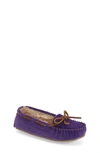 Minnetonka Kids' Toddler Girls Cassie Slipper In Purple