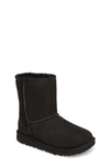 Ugg Classic Weather Short Shearling Boots In Black