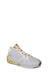 Nike Teen Zoom Freak 1 "graffiti" Low-top Sneakers In Metallic Silver