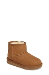 Ugg Kids' Classic Mini Ii Water-resistant Genuine Shearling Boot In Chesnut