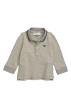 ARMANI JUNIOR LONG SLEEVE POLO SHIRT,8NHF071JPTZ0933