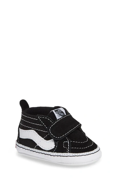 Vans Babies' Sk8-hi Crib Trainer In Black/true White