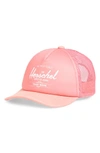Herschel Supply Co Babies' Sprout Whaler Mesh Hat In Flamingo Pink