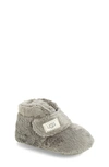 Ugg Unisex Bixbee Faux Fur Booties - Baby In Charcoal