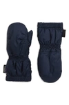 Patagonia Babies' Water Repellent Puff Mittens In New Navy