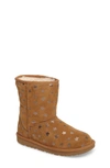 UGG GIRL'S UGG CLASSIC SHORT II WATER RESISTANT STARS BOOT,1019697K