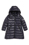 MONCLER MOKA LONG HOODED WATER RESISTANT DOWN JACKET,D2954499000568950