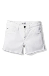 Dl Girl's Lucy Cut Off Denim Shorts In Snowcap