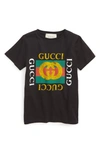 GUCCI LOGO GRAPHIC T-SHIRT,475740X3G17