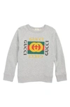 GUCCI LOGO GRAPHIC SWEATSHIRT,483878X3G97