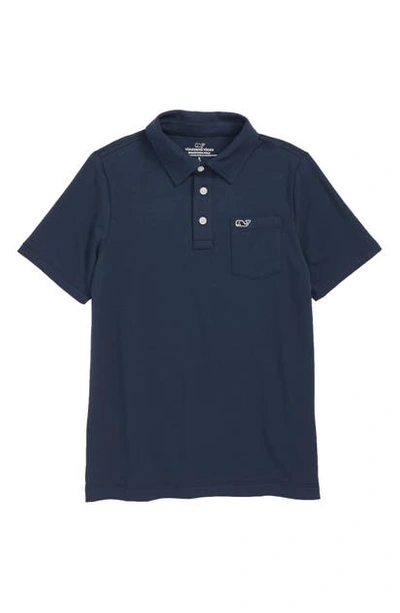 Vineyard Vines Edgartown Polo In Vineyard Navy