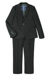 Andy & Evan Babies' Solid Stretch Two-piece Suit (big Boy) In Oxford