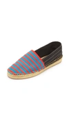 Marc Jacobs Woman Sienna Striped Canvas Espadrilles Red