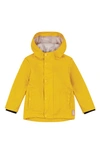 Hunter Original Little Kids Lightweight Waterproof Jacket In Yellow