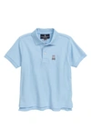 Psycho Bunny Kids' Classic Polo In Skyline