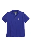 Psycho Bunny Kids' Classic Polo In Clematis