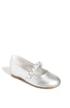 Nina Kids' Nataly-t Little Girls Ballet In White Smooth