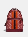 COACH COACH LUNAR NEW YEAR BARROW BACKPACK WITH HORSE AND CARRIAGE PRINT AND VARSITY STRIPE - WOMEN'S,88246 B4PES