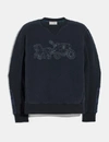 COACH COACH HORSE AND CARRIAGE FLEECE SWEATSHIRT,88713 BZG 5