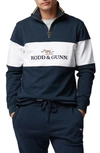 Rodd & Gunn Foresters Peak Quarter Zip Pullover In Midnight