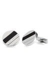 TED BAKER ONYX INLAY CUFF LINKS,MXC-MISSED-XC9M