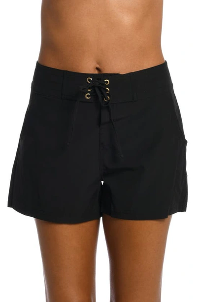 La Blanca 4-inch Board Shorts In Black