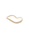 SOPHIE BILLE BRAHE 18KT YELLOW GOLD ALESSI DIAMOND DOUBLE RING