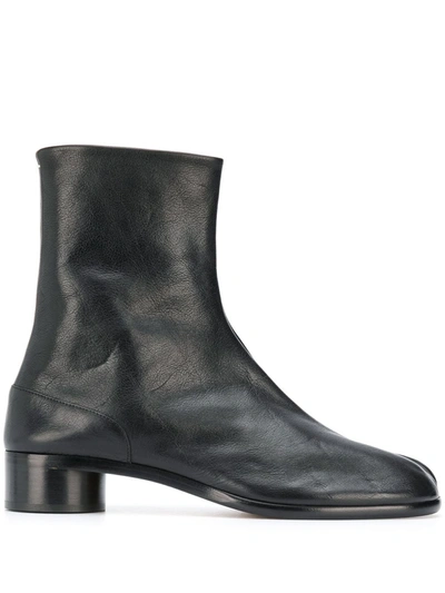 Maison Margiela Tabi 30mm Ankle Boots In Black