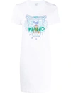 KENZO EMBROIDERED TIGER T-SHIRT DRESS