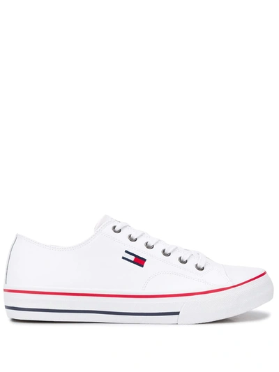 Tommy Jeans City Low Top Trainers In White