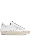 Golden Goose Hi Star Embossed Leather Low-top Sneakers In White