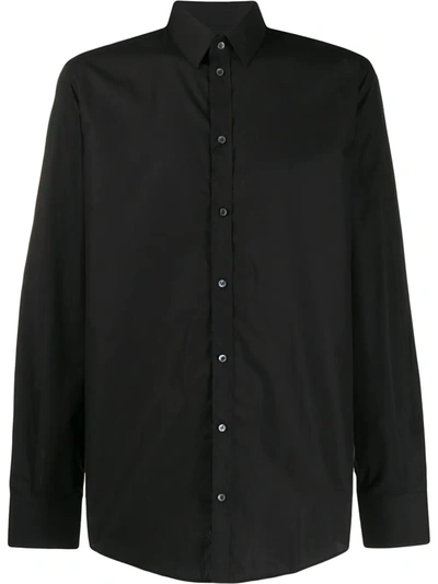 Dolce & Gabbana Classic Plain Shirt In ブラック