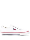 TOMMY JEANS FLAG LOGO LACE-UP SNEAKERS