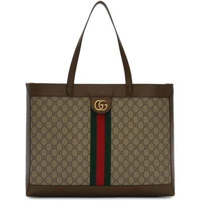Gucci 驼色 Gg Ophidia 托特包 In 8745 Beige