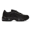 Nike Black Air Max Tailwind Iv Sneakers In Black/black/black