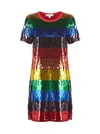 MICHAEL MICHAEL KORS MICHAEL MICHAEL KORS RAINBOW SEQUIN DRESS