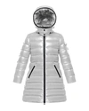 MONCLER MOKA LAQUE MINI ME QUILTED HOODED LONG COAT,PROD149110207