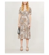 FAITHFULL THE BRAND Meadows leopard-print rayon midi dress