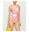 ZIMMERMANN PAISLEY-PRINT SELF-TIE STRAPS SWIMSUIT